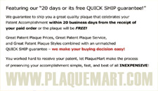 PLAQUEMART Business Card - Back