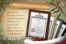 PLAQUEMART Holidays Postcard Front
