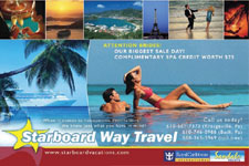 Starboard Way Travel Postcard Front