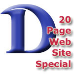 Web Site SPECIAL - 20 Page Web Site for $4,295.00